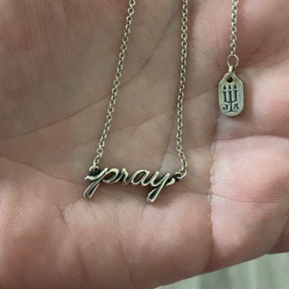 James Avery Pray Necklace